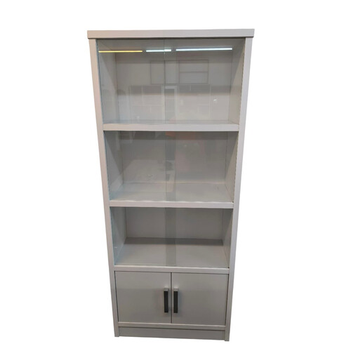 BS-030 2.5' BOOKSHELF WITH GLASS DOOR BS-030 2.5' BOOKSHELF WITH GLASS DOOR